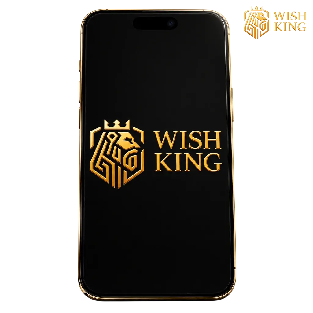 WishKing app download screen for Android and iOS in Ireland